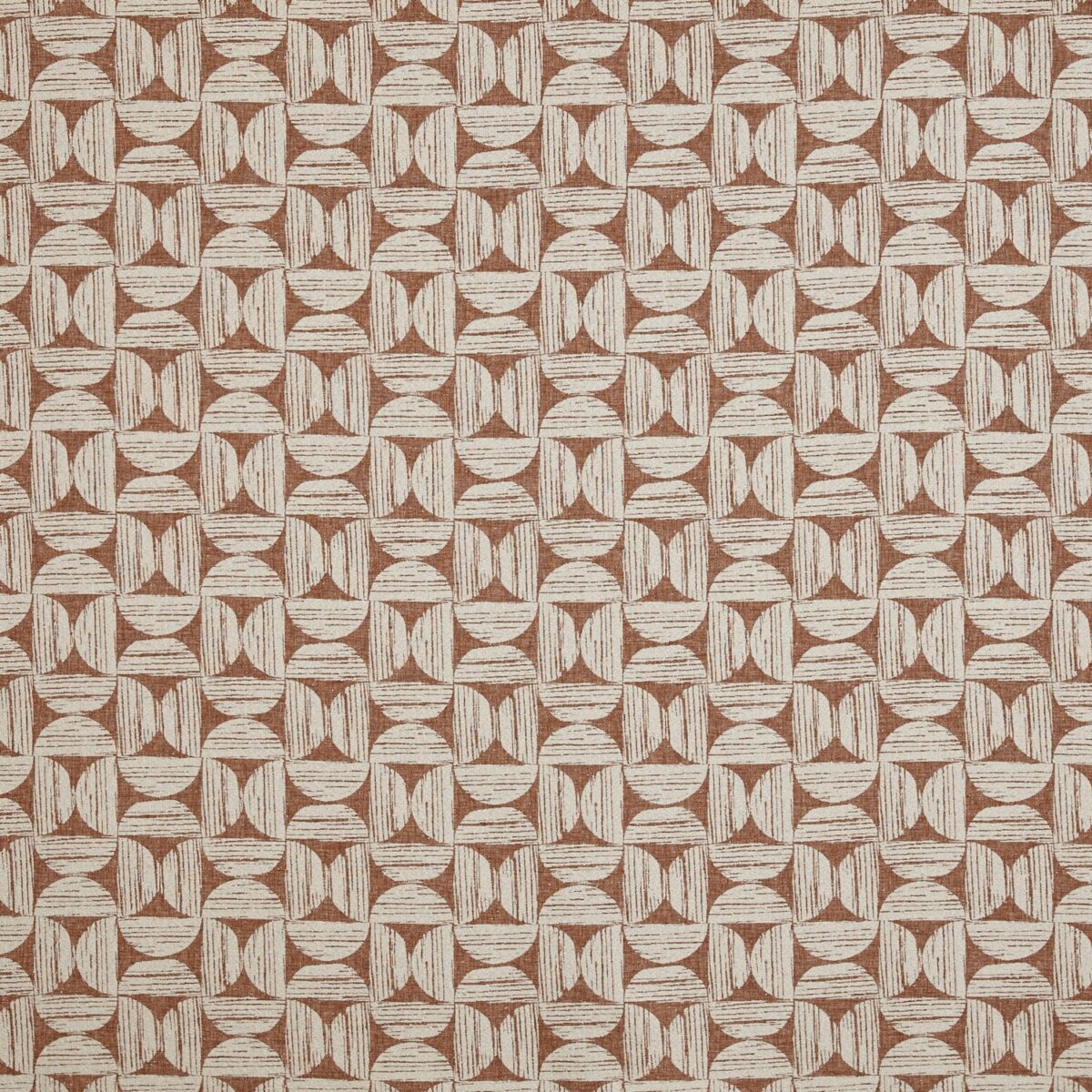 Axel Fabric - Sandstone by brown geometric jacquard fabric from Prestigious Textiles