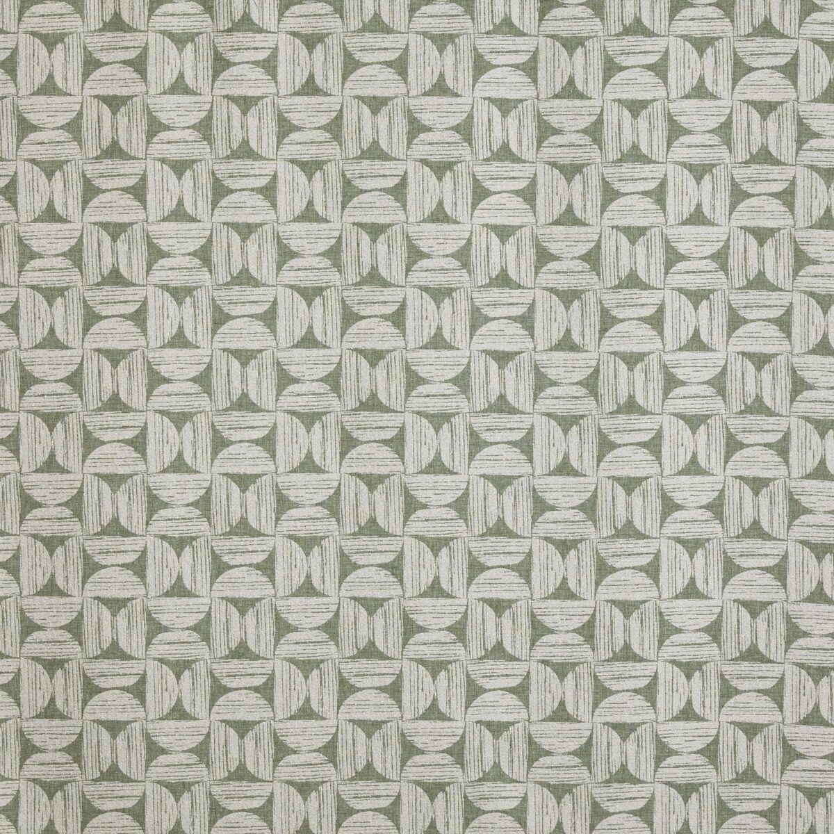 Axel Fabric - Fern by green geometric jacquard fabric from Prestigious Textiles