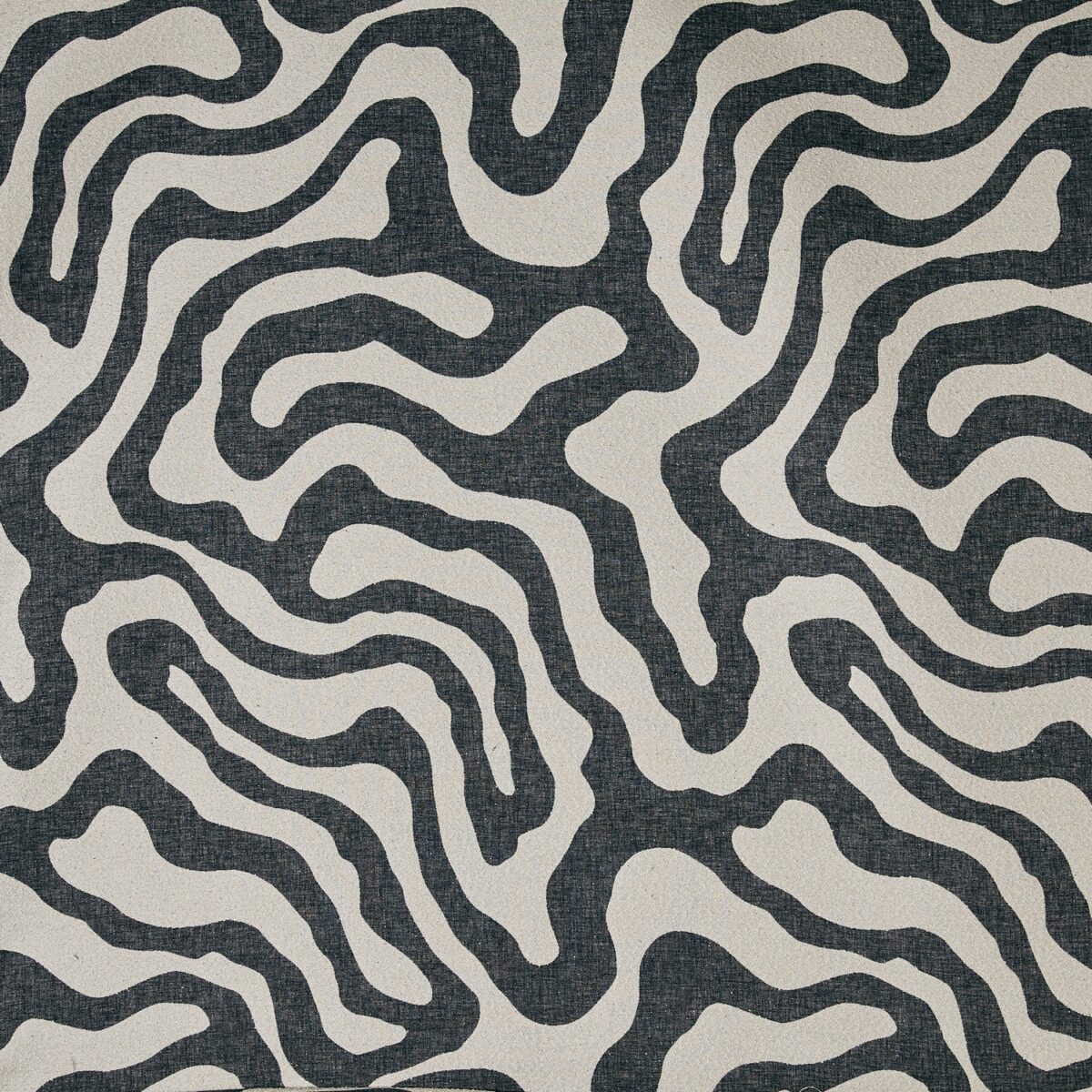 Sigrid Fabric - Mono by black-grey misc jacquard fabric from Prestigious Textiles