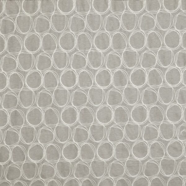 black-grey spotted embroideried fabric from Prestigious Textiles