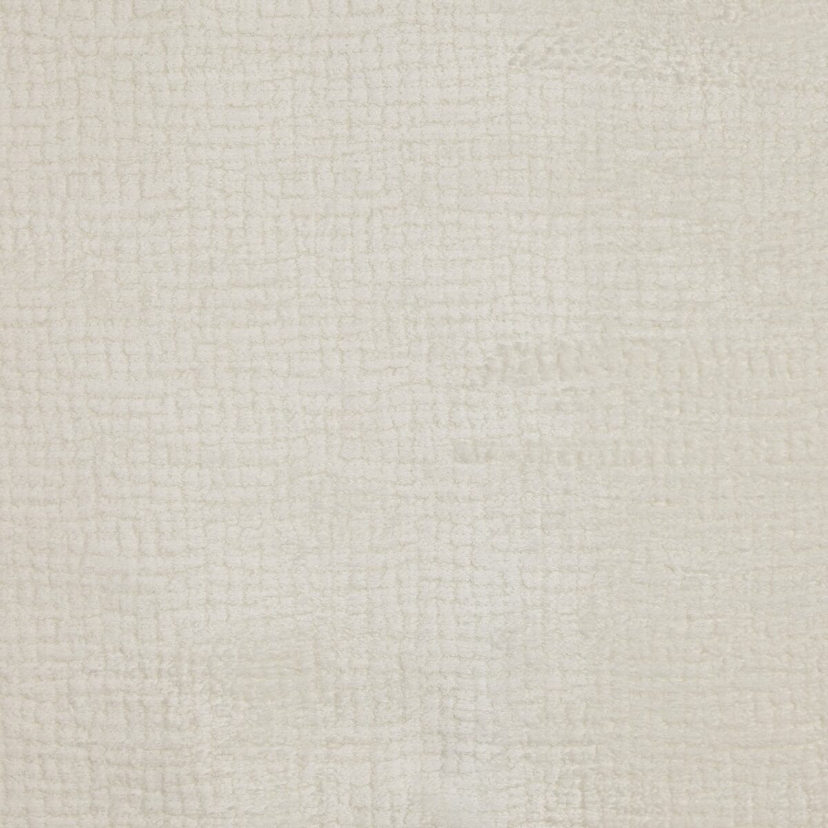 Lars Fabric - Snow by white plain velvet-chenille fabric from Prestigious Textiles