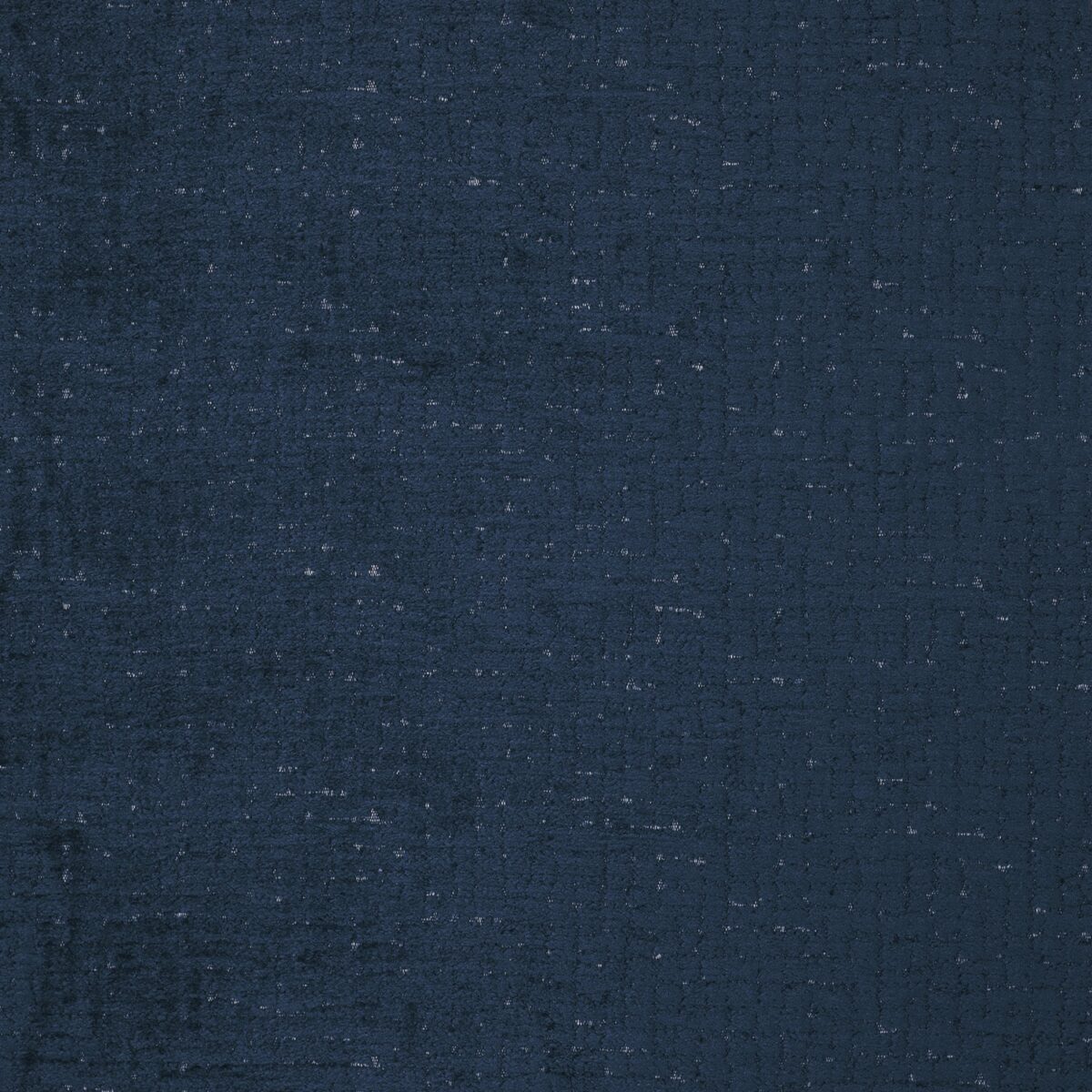 Lars Fabric - Denim by blue plain velvet-chenille fabric from Prestigious Textiles