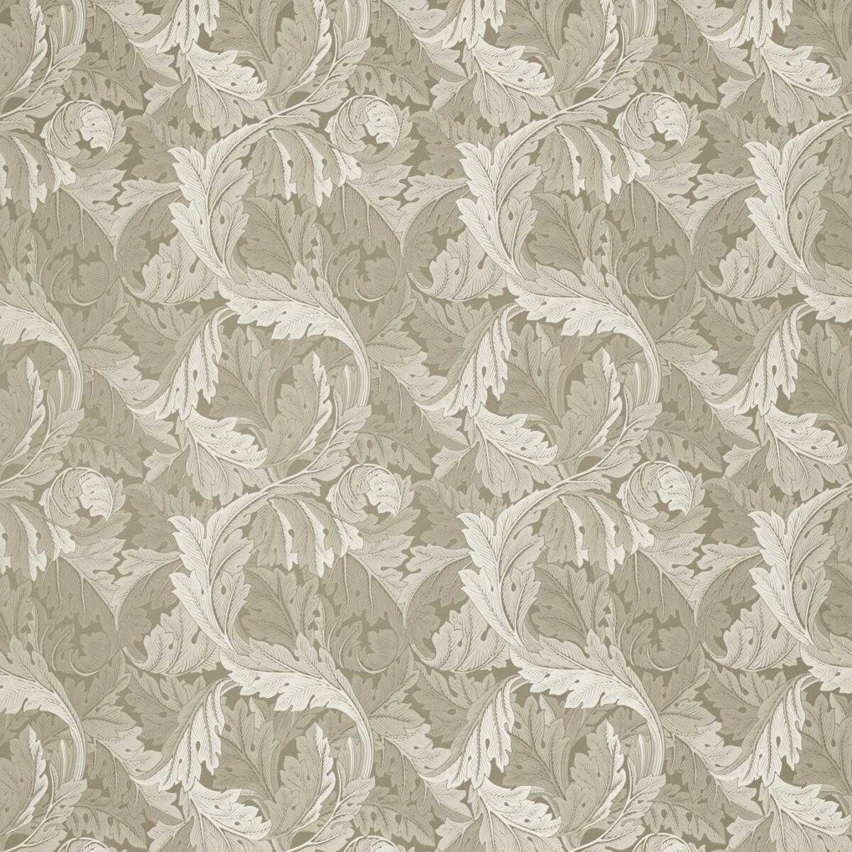 Acanthus Jacquard Fabric - Natural by neutral botanical jacquard fabric from Clarke & Clarke