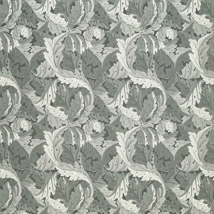 Acanthus Jacquard Fabric - Slate swatch