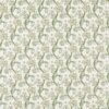 green botanical embroideried fabric from Clarke & Clarke
