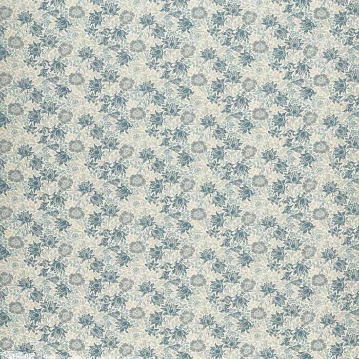 Mallow Jacquard Fabric - Midnight / Denim swatch