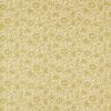 yellow botanical woven fabric from Clarke & Clarke