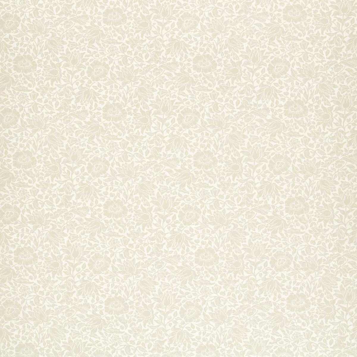Mallow Weave Fabric - Linen by neutral botanical woven fabric from Clarke & Clarke