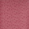 red botanical woven fabric from Clarke & Clarke