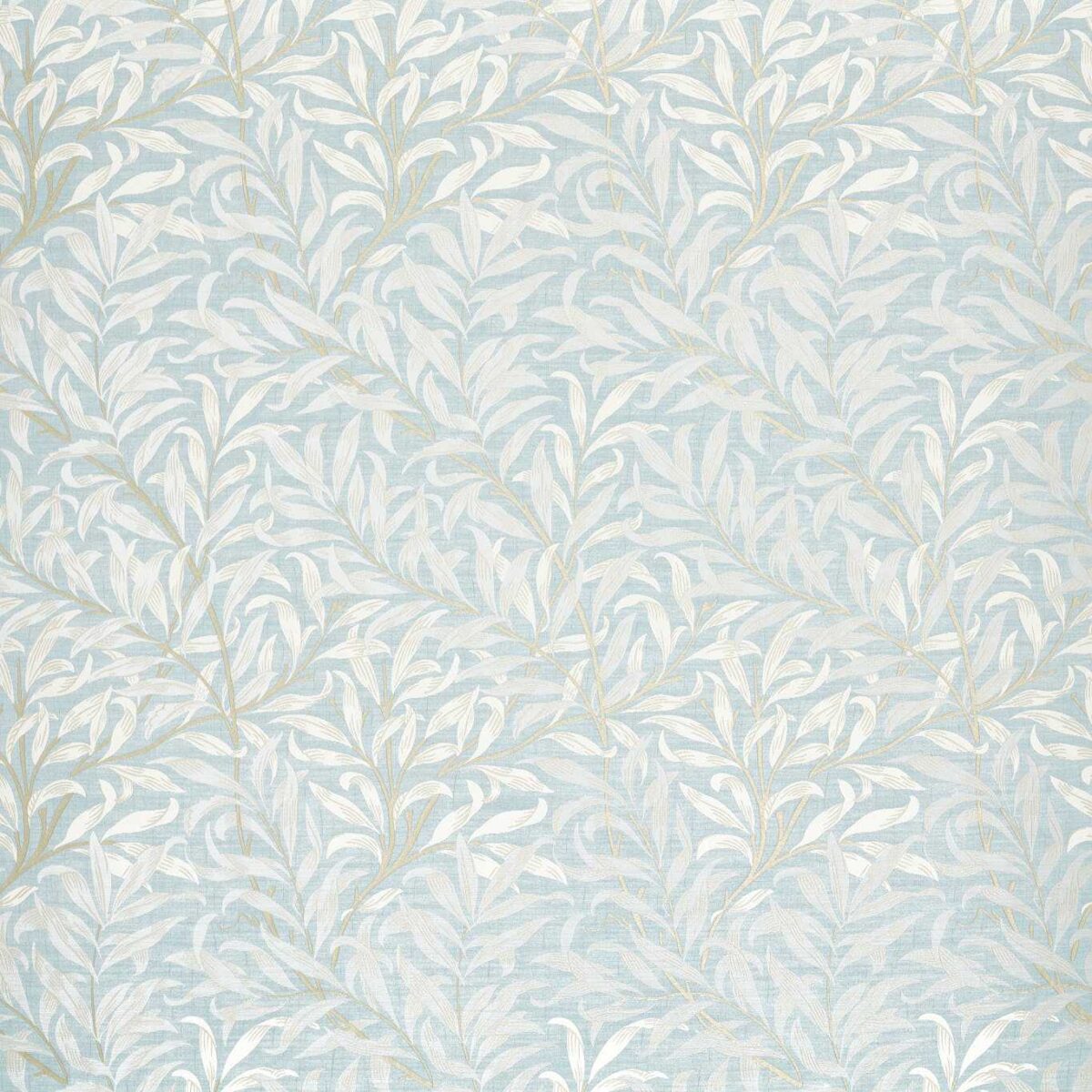 blue botanical jacquard fabric from Clarke & Clarke