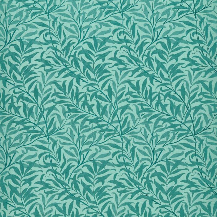 Willow Boughs Jacquard Fabric - Teal swatch
