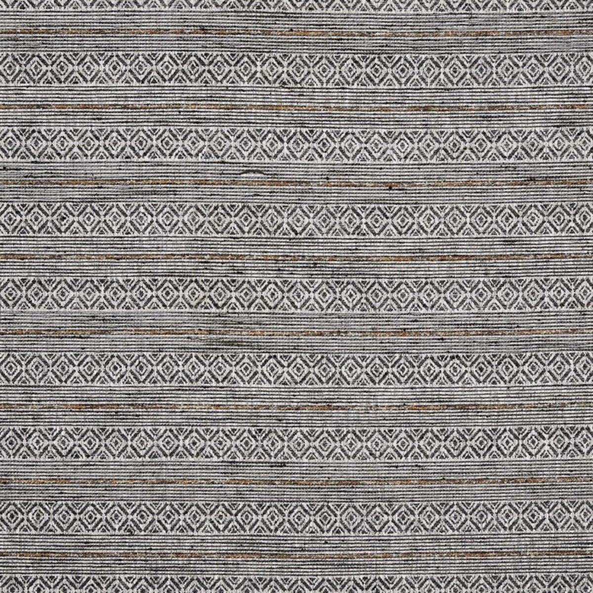 Andes Fabric - Dusk by black-grey striped woven fabric from Prestigious Textiles