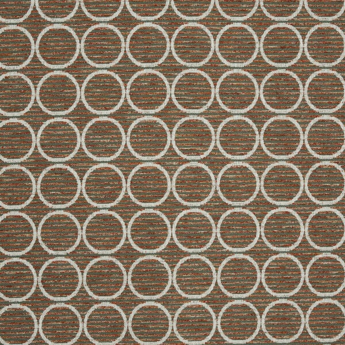 Crestone Fabric - Cactus by brown geometric woven fabric from Prestigious Textiles