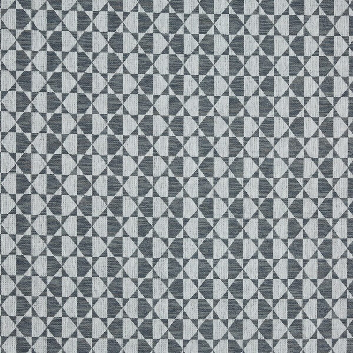 black-grey geometric woven fabric from Prestigious Textiles