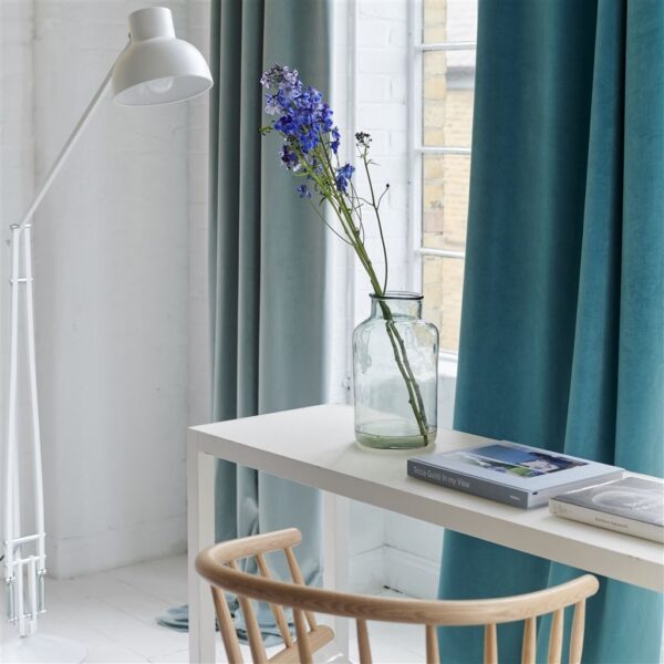 Velluto Stretto Fabric - Violet by Velluto Stretto Fabric - Violet from