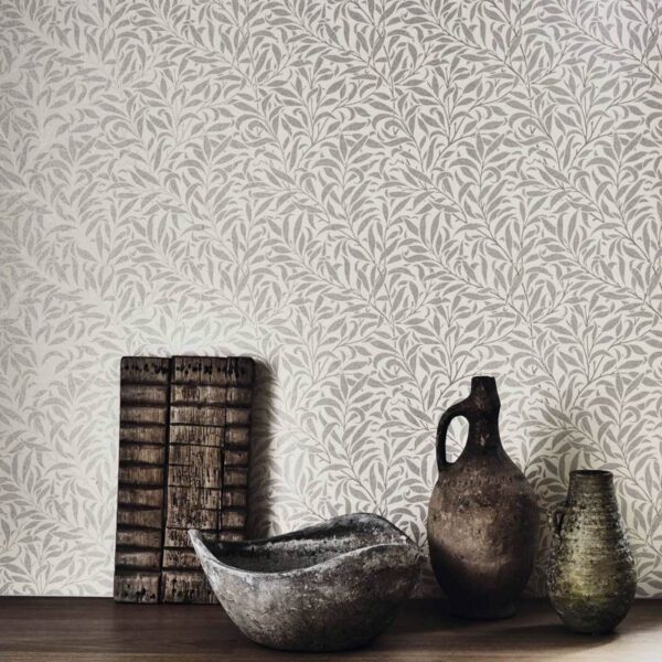 Outlet Pure Willow Bough Wallpaper - Ecru / Silver 216023 Batch AD3 by Outlet Pure Willow Bough Wallpaper - Ecru / Silver 216023 Batch AD3 from