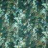 green botanical velvet-chenille fabric from Prestigious Textiles