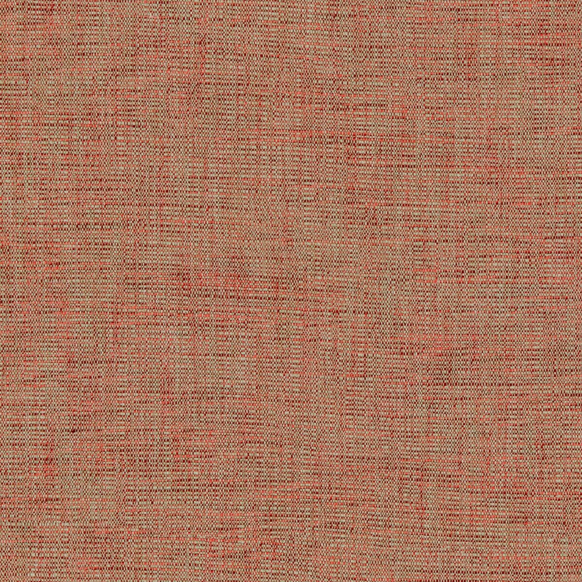 Vara Fabric - Punch by red plain woven fabric from Linwood Fabrics