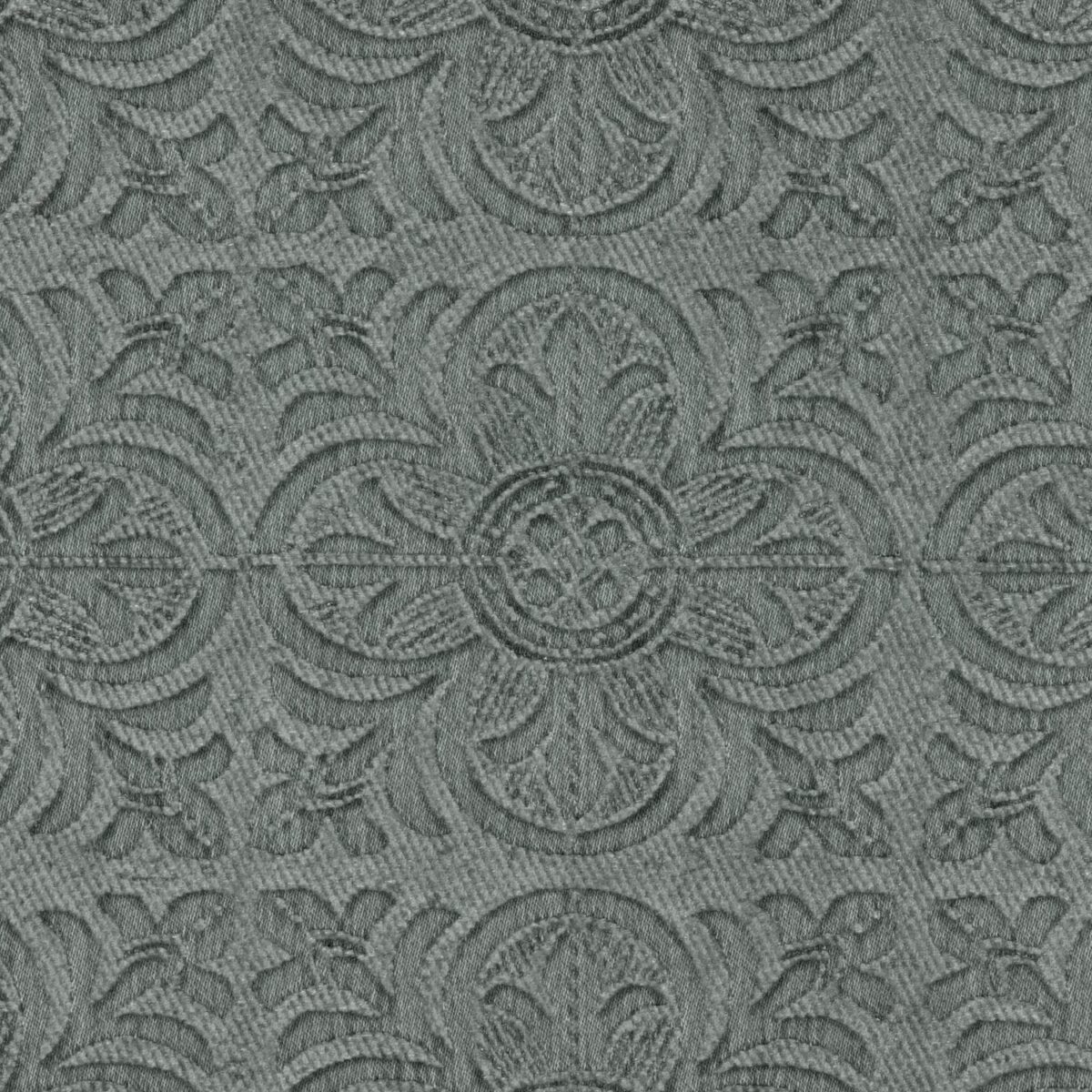 Albion Fabric - Smoke by blue traditional cotton fabric from Warwick