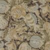 yellow botanical cotton fabric from Warwick