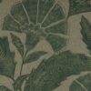 green botanical printed fabric from Warwick