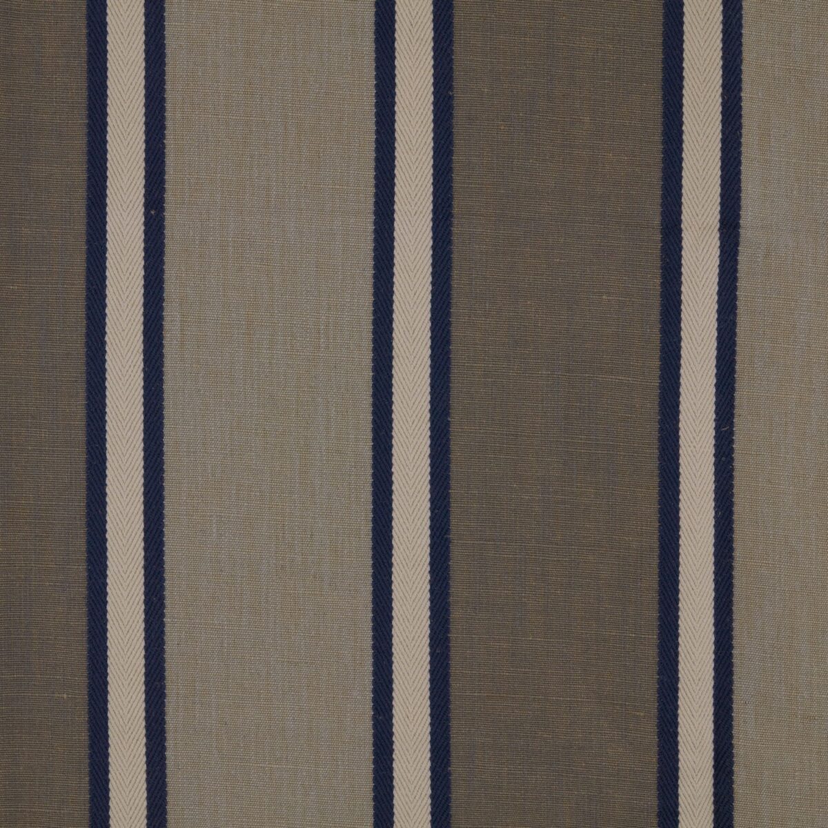 Henley Fabric - Prussian by black-grey striped woven fabric from Warwick