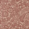 red botanical linen fabric from Warwick