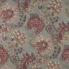 green botanical woven fabric from Warwick