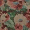 multicolour botanical velvet-chenille fabric from Warwick