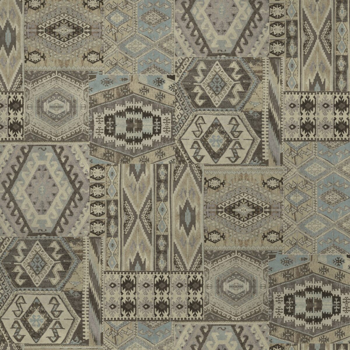 white traditional velvet-chenille fabric from Warwick