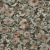 green botanical velvet-chenille fabric from Warwick
