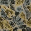 blue botanical velvet-chenille fabric from Warwick