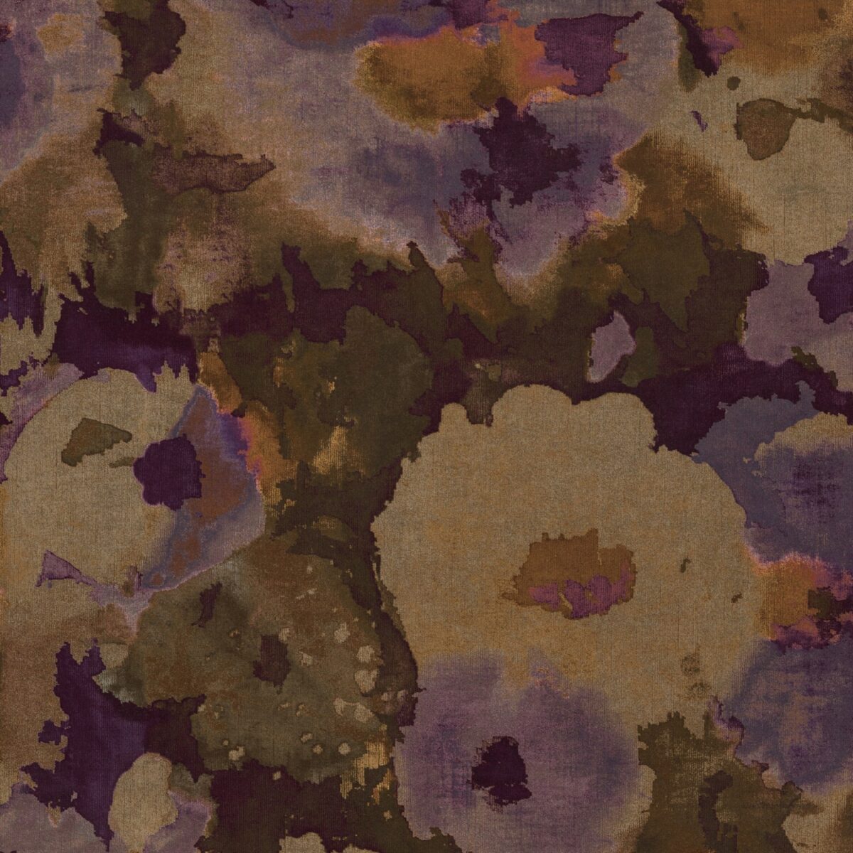 Alchemy-PV Fabric - Amethyst by purple botanical velvet-chenille fabric from Warwick