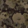 black-grey botanical velvet-chenille fabric from Warwick