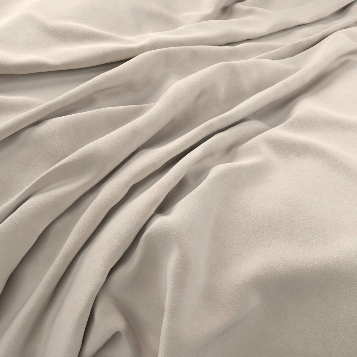 white plain velvet-chenille fabric from Warwick