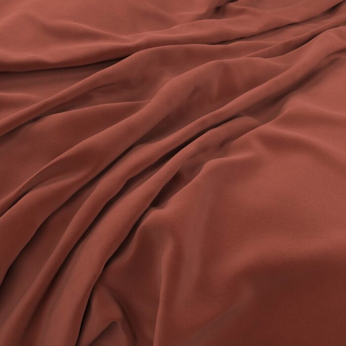 Eco-Velvet Fabric - Brick swatch
