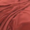 red plain velvet-chenille fabric from Warwick