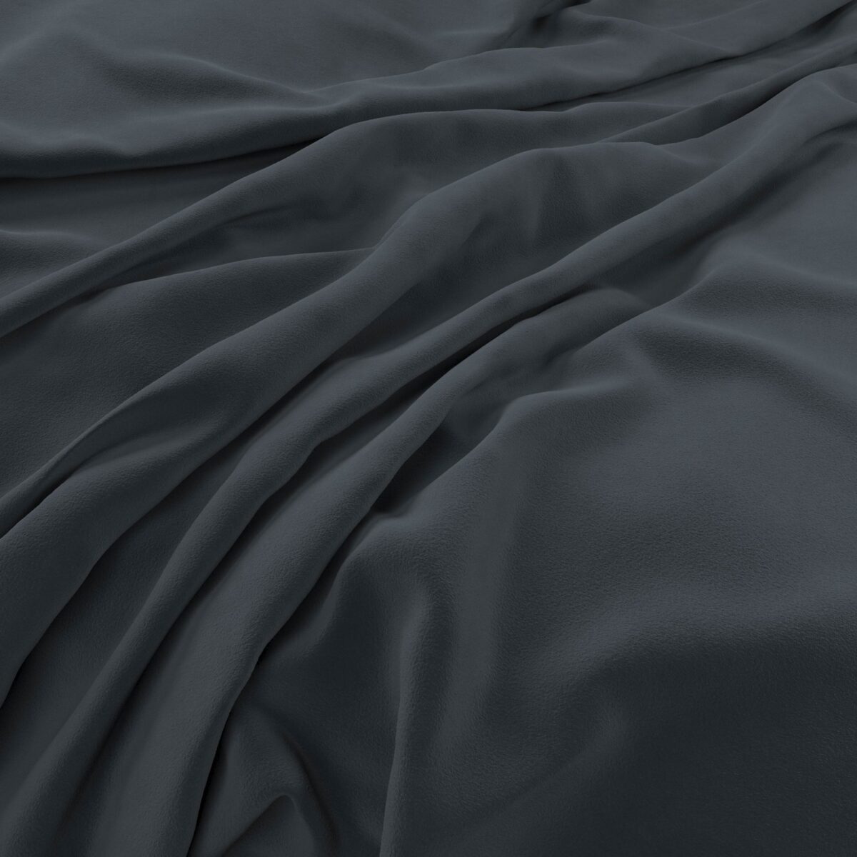 blue plain velvet-chenille fabric from Warwick