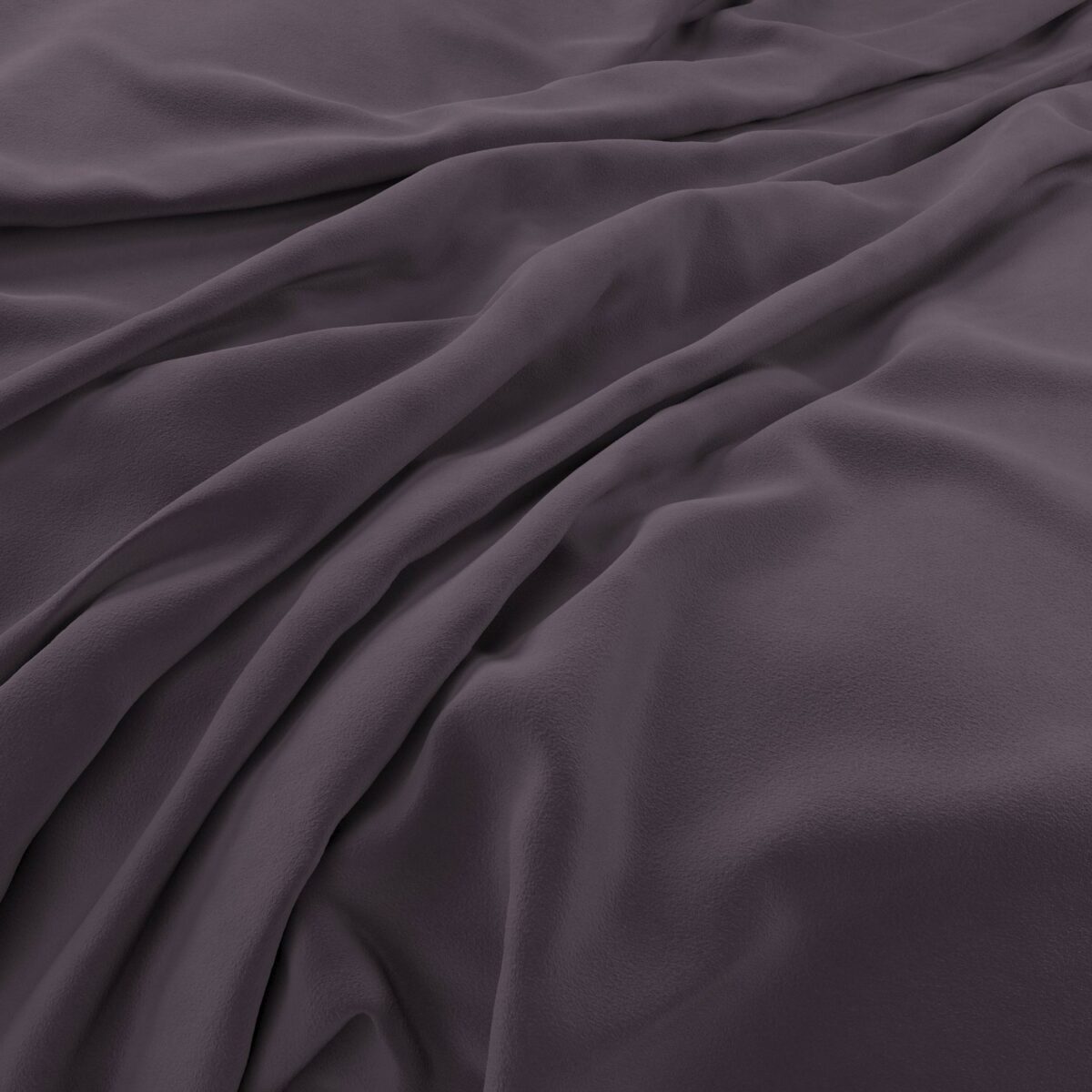 Eco-Velvet Fabric - Eggplant by purple plain velvet-chenille fabric from Warwick