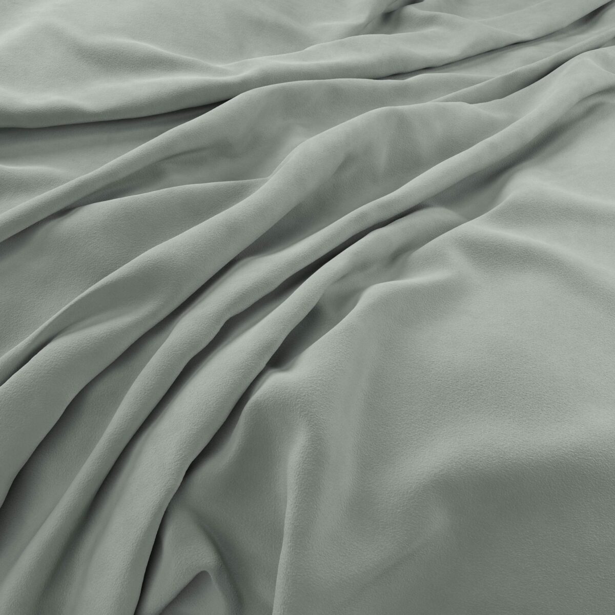 Eco-Velvet Fabric - Frosting by blue plain velvet-chenille fabric from Warwick