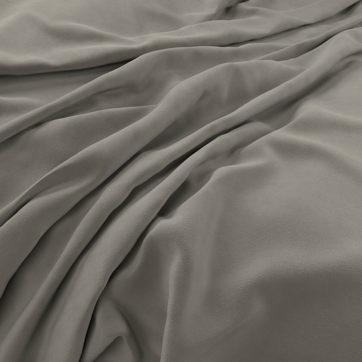 Eco-Velvet Fabric - Gris by black-grey plain velvet-chenille fabric from Warwick