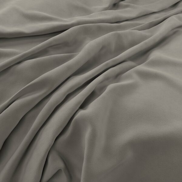 Eco-Velvet Fabric - Gris by black-grey plain velvet-chenille fabric from Warwick
