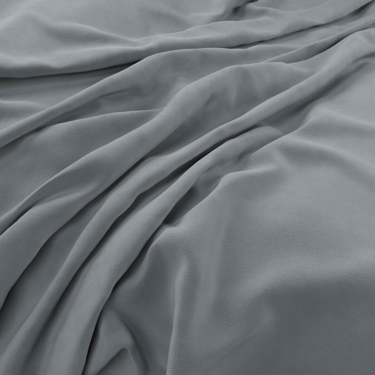 Eco-Velvet Fabric - Harbour by black-grey plain velvet-chenille fabric from Warwick