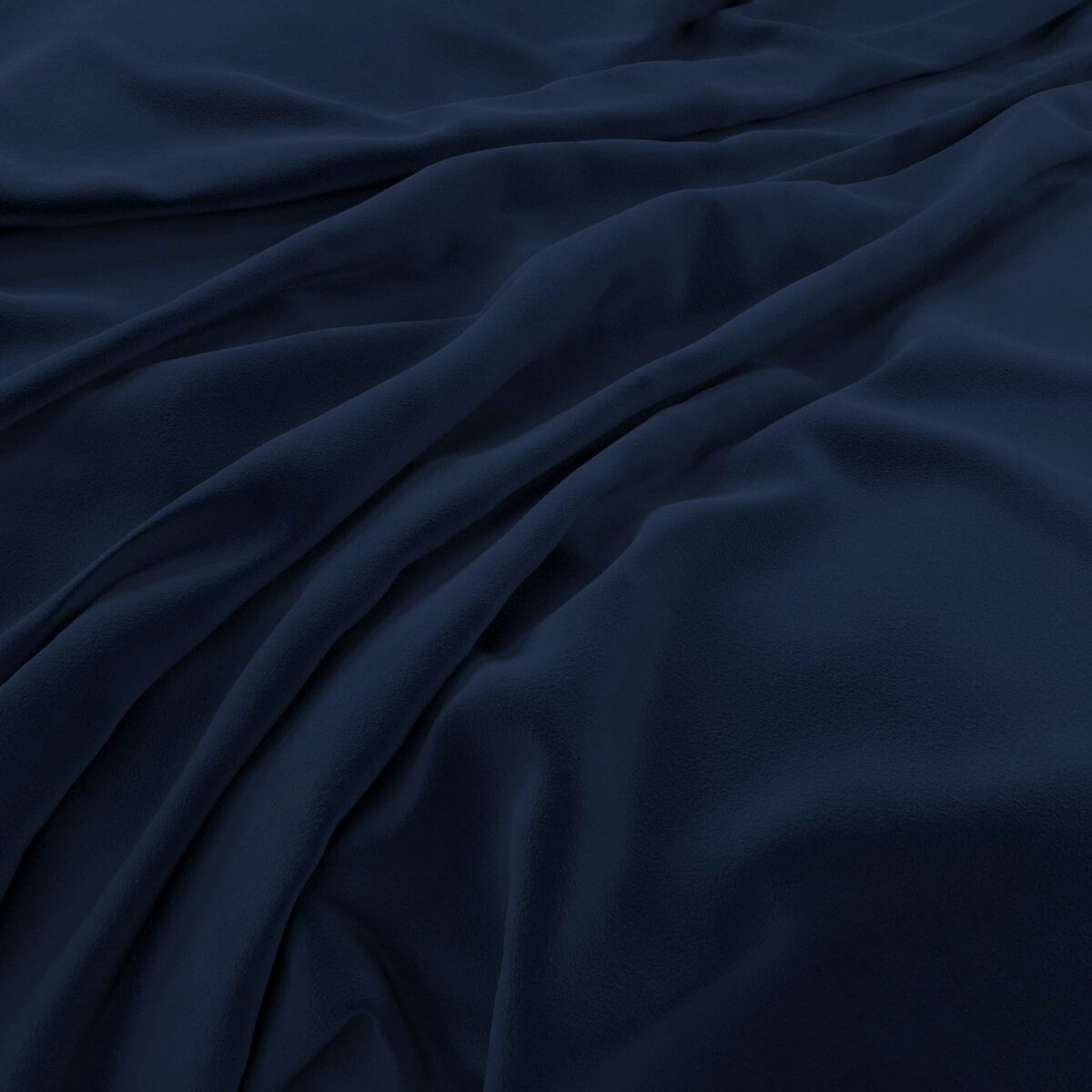 blue plain velvet-chenille fabric from Warwick