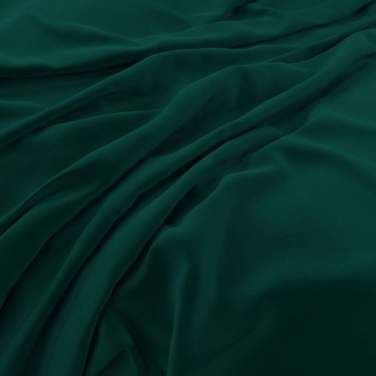 green plain velvet-chenille fabric from Warwick