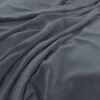 black-grey plain velvet-chenille fabric from Warwick
