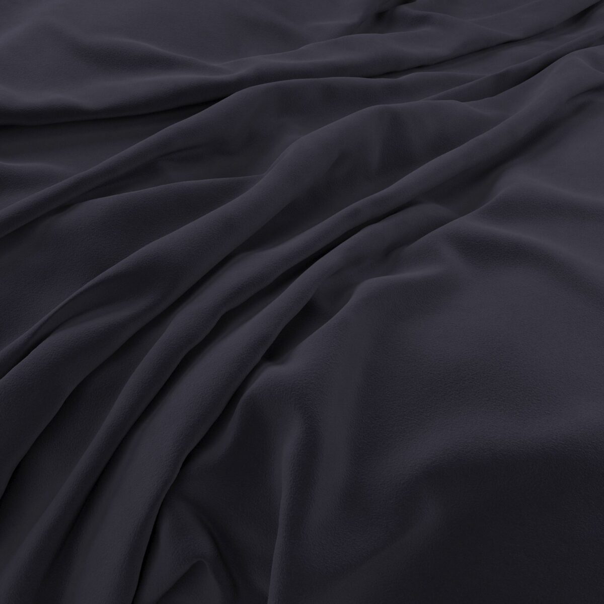 Eco-Velvet Fabric - Night Sky by black-grey plain velvet-chenille fabric from Warwick