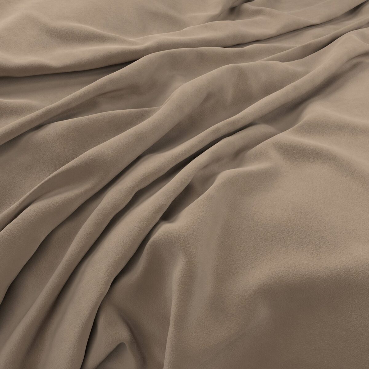 Eco-Velvet Fabric - Platinum by neutral plain velvet-chenille fabric from Warwick