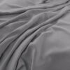 black-grey plain velvet-chenille fabric from Warwick