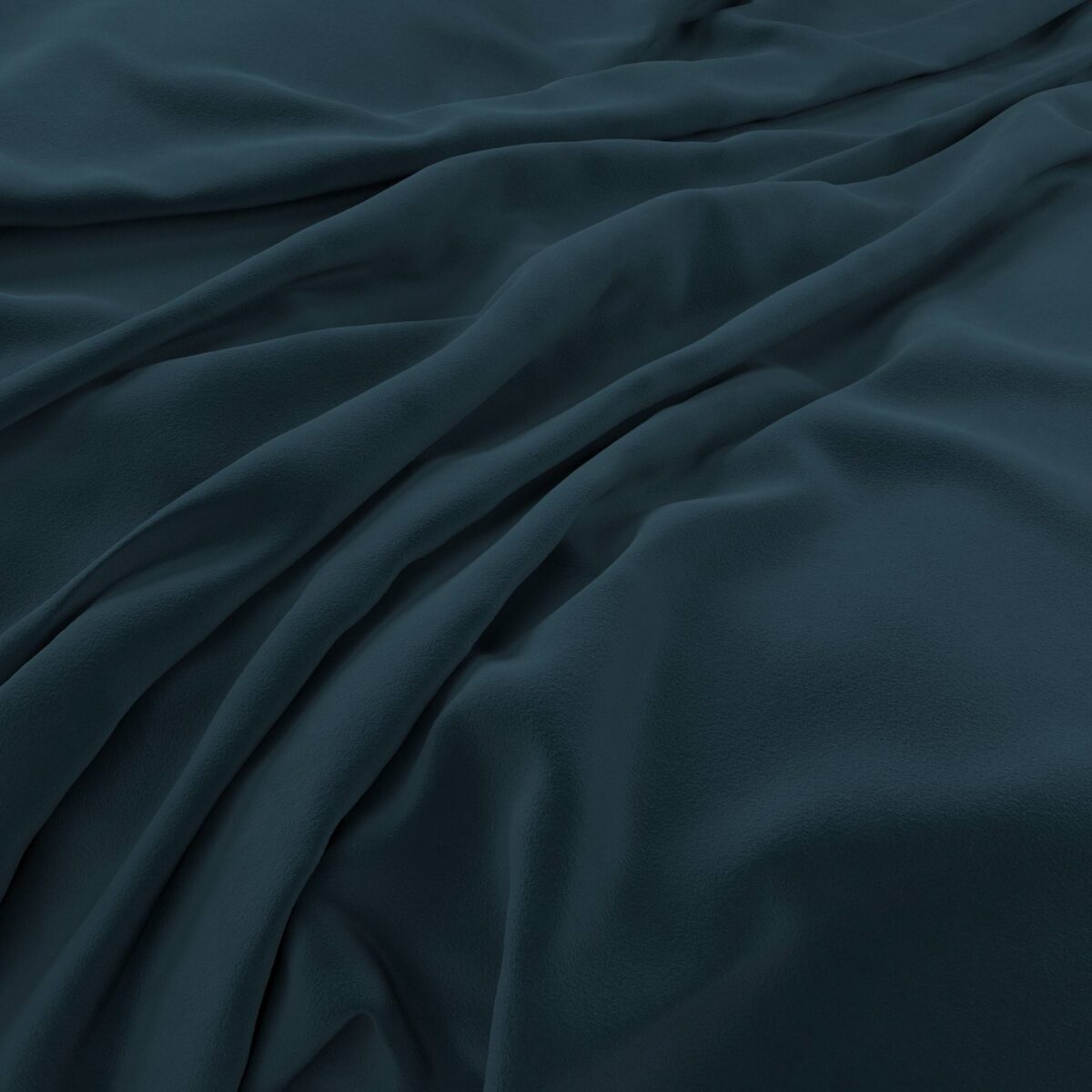 blue plain velvet-chenille fabric from Warwick